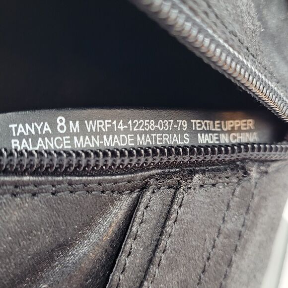 Kim Rogers Tanya Ankle Boots Booties Size 8 M Zip Faux Leather Buckle W/ Box - Picture 13 of 16